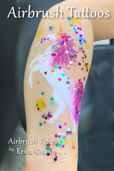 Airbrush Tattoos | Bay Area Face Painters