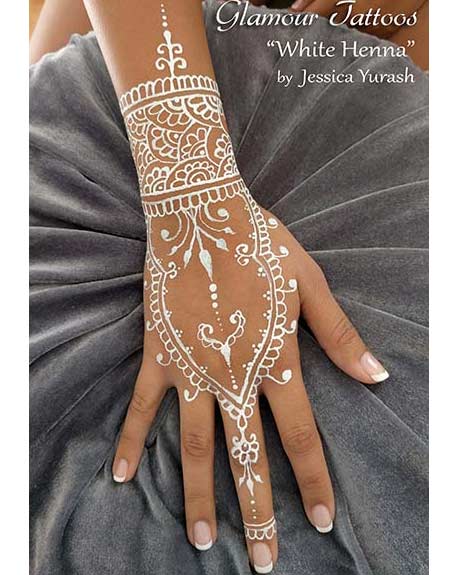Glamour Tattoos & White Henna Photo Gallery | Bay Area Face Painters